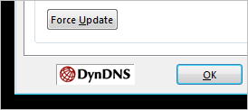 Kana Dynamic IP Updater main window (DynDNS mode)